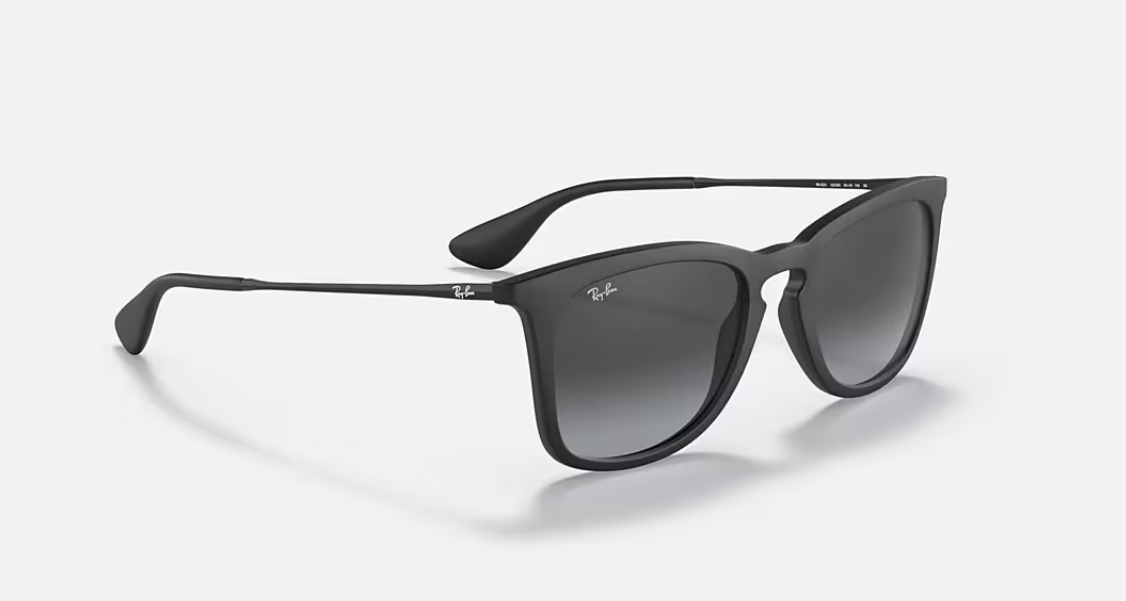 Ray-Ban Erika RB4171 Noir Dégradé – Lunettes de Soleil Fines & Élégantes UV400