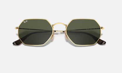 Ray-Ban Hexagonal RB3548N Or – Verres Vert Classique UV400