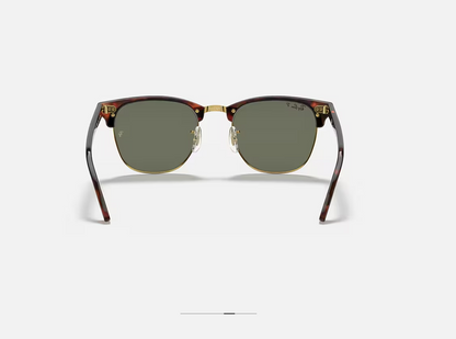 Ray-Ban Clubmaster Classique – Monture Écaille & Verre Vert Polarisé