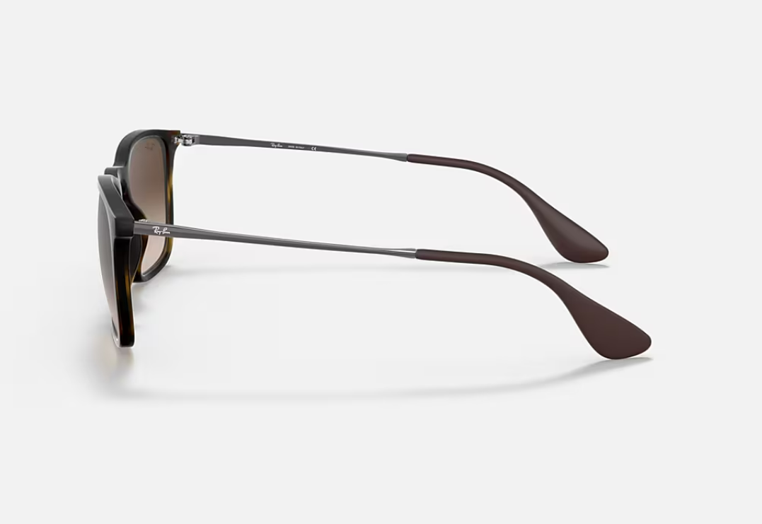 Ray-Ban Chris RB4187 Écaille – Verres Brun Dégradé UV400