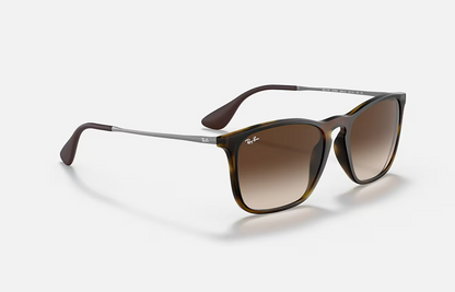 Ray-Ban Chris RB4187 Écaille – Verres Brun Dégradé UV400