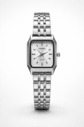 Montre Casio Carrée Femme Acier Argenté - Élégance Intemporelle Quartz