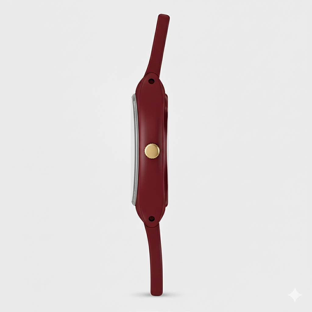 Swatch Femme Rouge Élégante – Montre Quartz Swiss Design | Résistante à l’eau & Garantie 2 Ans