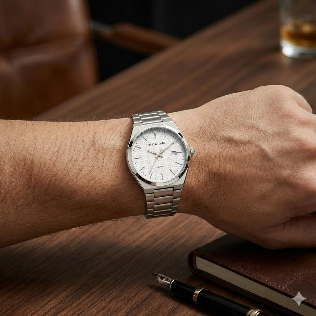 SNILLE Silver White Steel – L’Élégance Classique au Quotidien