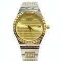 Swatch Gold Crystal Stripes – L’Éclat Doré au Style Contemporain
